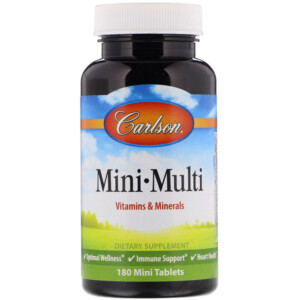 Mua Carlson Labs Mini-Multi Vitamins & Minerals Iron-Free 180 viên giảm giá rẻ Hà nội TPHCM