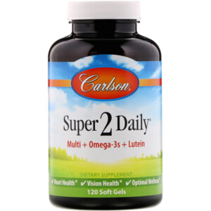 Mua Carlson Labs Super 2 Daily 120 Soft Gels giảm giá rẻ Hà nội TPHCM