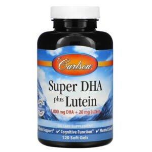 Mua Carlson Labs Super DHA Plus Lutein 120 Soft Gels giảm giá rẻ Hà nội TPHCM