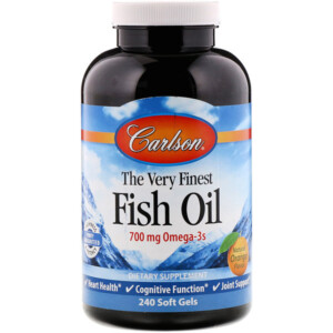 Mua Carlson Labs The Very Finest Fish Oil Natural Orange Flavor 350 mg 240 Soft Gels giảm giá rẻ Hà nội TPHCM