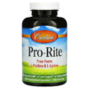 Carlson Pro-Rite Free-Form L-Proline & L-Lysine 200 Vegetarian Capsules 088395687303
