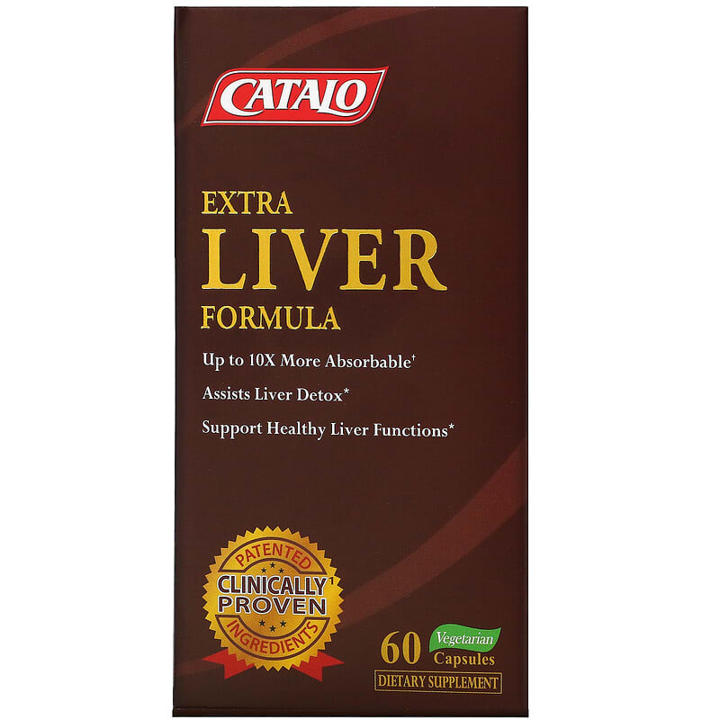 Catalo Naturals Extra Liver Formula 60 viên 6 catalo naturals extra liver formula 60 vegetarian capsules 104030