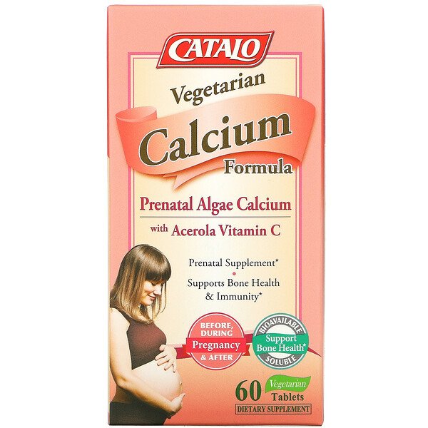 Catalo Naturals Vegetarian Calcium Formula Prenatal Algae Calcium 60 Vegetarian viên 6 catalo naturals vegetarian calcium formula prenatal algae calcium 60 vegetarian tablets 104043
