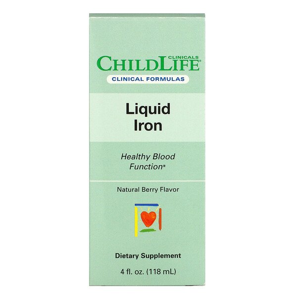 Mua Childlife Clinicals Liquid Iron Natural Berry 4 oz 118 ml giảm giá rẻ Hà nội TPHCM