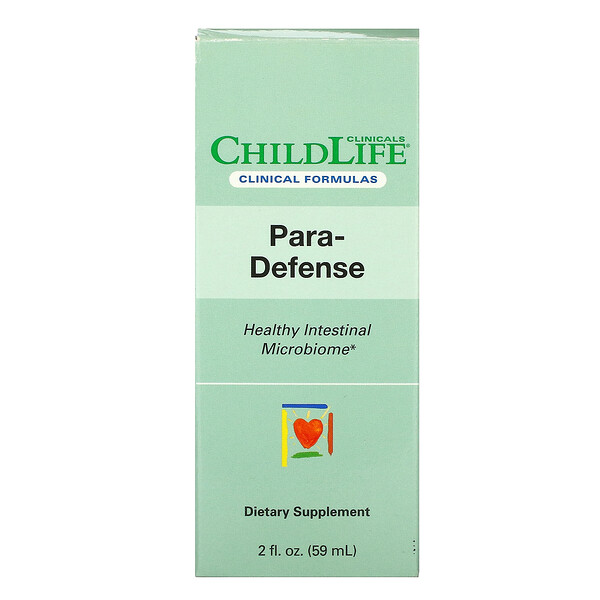 Childlife Clinicals Para-Defense Healthy Intestinal Microbiome 2 oz (59 ml) 3 childlife clinicals para defense healthy intestinal microbiome 2 fl oz 59 ml 103378