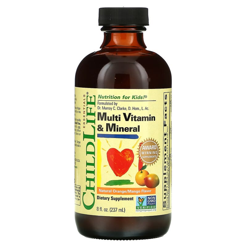 ChildLife Essentials Essentials Multi Vitamin & Mineral Natural Orange/Mango 8 fl oz (237 ml) 3 ChildLife Essentials Essentials Multi Vitamin & Mineral Natural Orange/Mango 8 fl oz (237 ml) 608274103009