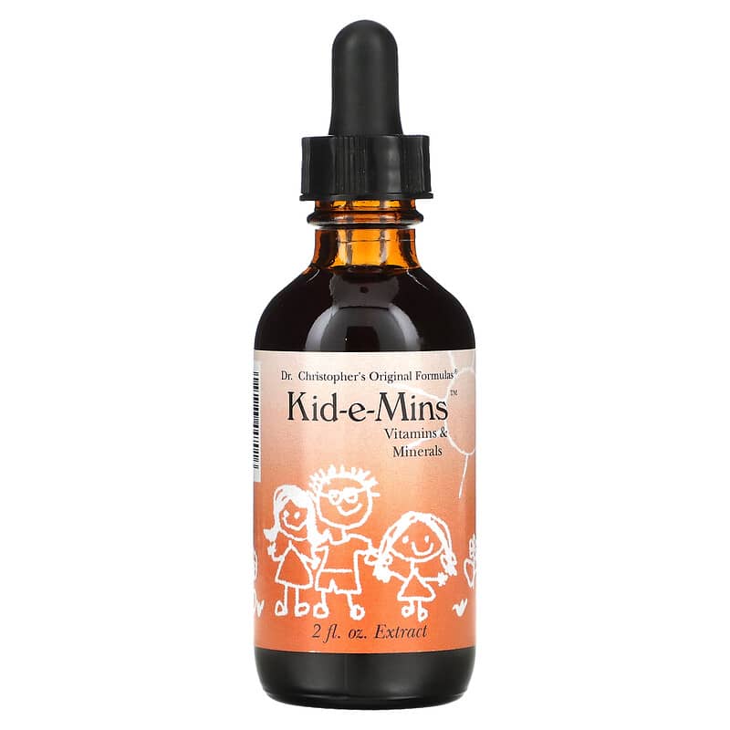 Christopher's Original Formulas Kid-e-Mins Vitamins & Minerals 2 fl oz 3 Christopher's Original Formulas Kid-e-Mins Vitamins & Minerals 2 fl oz 084783447016