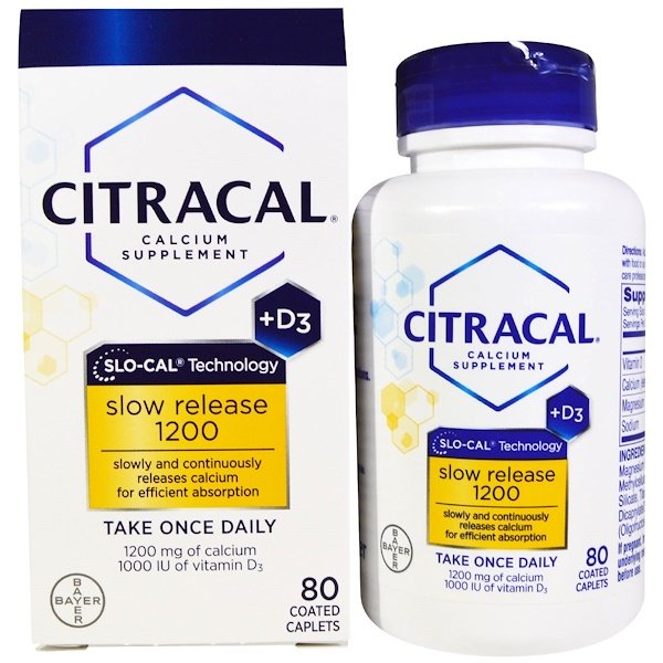 Mua Citracal Calcium Supplement Slow Release 1200 + D3 80 Coated viên giảm giá rẻ Hà nội TPHCM