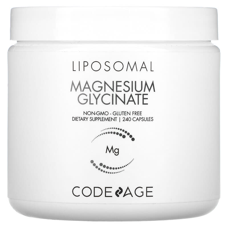 Codeage Liposomal Magnesium Glycinate 240 Capsules 3 Codeage Liposomal Magnesium Glycinate 240 Capsules 850026121643