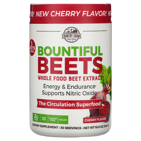 Mua Country Farms Bountiful Beets Whole Food Beet Extract Cherry Flavor 10.6 oz 300 g giảm giá rẻ Hà nội TPHCM