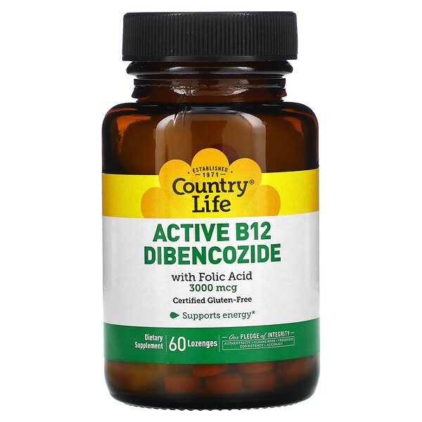 Mua Country Life Active B12 Dibencozide with Folic Acid 3