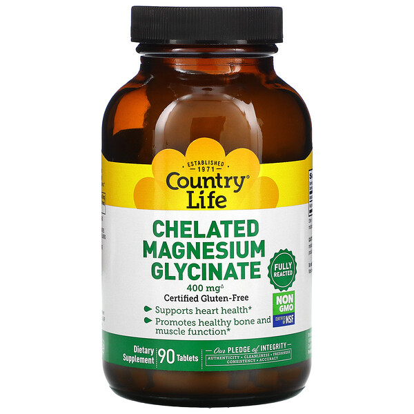 Mua Country Life Chelated Magnesium Glycinate 400 mg 90 viên giảm giá rẻ Hà nội TPHCM
