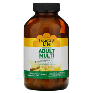 Mua Country Life Chewable Adult Multi Pineapple-Orange 120 Wafers giảm giá rẻ Hà nội TPHCM