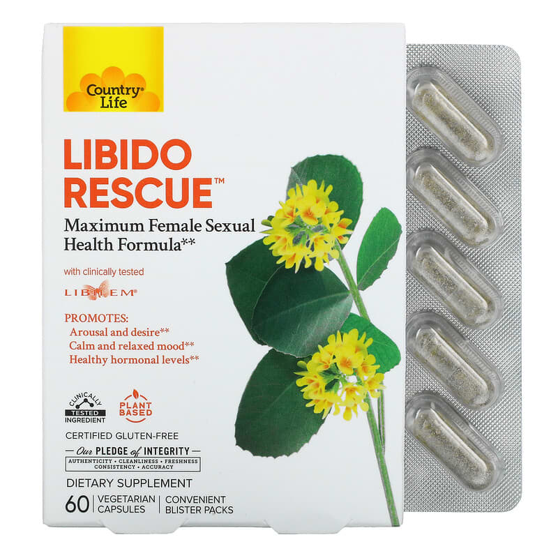 Country Life Libido Rescue 60 Vegetarian Capsules 3 Country Life Libido Rescue 60 Vegetarian Capsules 015794050964
