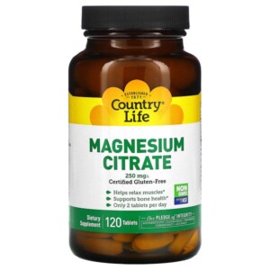 Mua Country Life Magnesium Citrate 250 mg 120 viên giảm giá rẻ Hà nội TPHCM