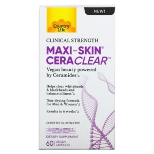 Mua Country Life Maxi-Skin Cera Clear 60 Vegan viên giảm giá rẻ Hà nội TPHCM
