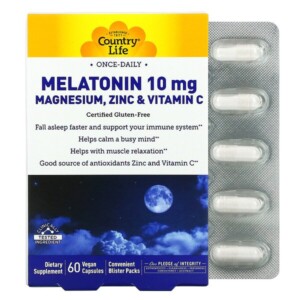 Mua Country Life Melatonin 10 mg Magnesium Zinc & Vitamin C 60 Vegan viên giảm giá rẻ Hà nội TPHCM