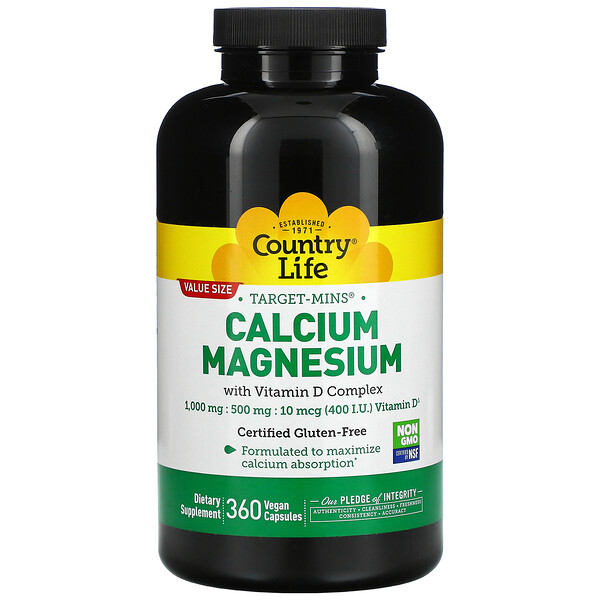 Mua Country Life Target-Mins Calcium Magnesium with Vitamin D Complex 360 Vegan viên giảm giá rẻ Hà nội TPHCM