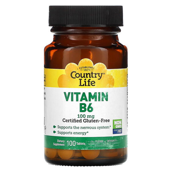 Mua Country Life Vitamin B6 100 mg 100 viên giảm giá rẻ Hà nội TPHCM