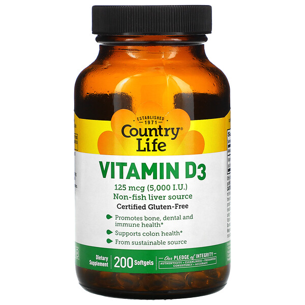 Mua Country Life Vitamin D3 125 mcg 5