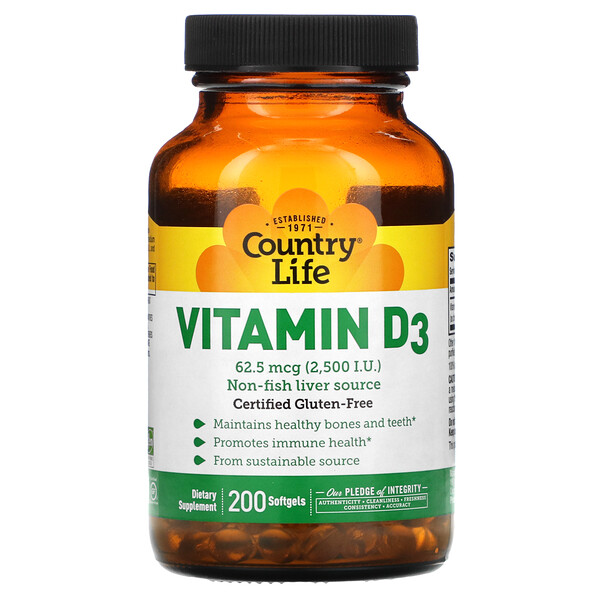 Mua Country Life Vitamin D3 62.5 mcg 2