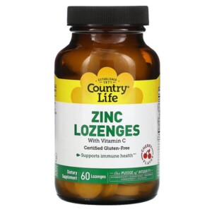 Mua Country Life Zinc Lozenges with Vitamin C Cherry 60 Lozenges giảm giá rẻ Hà nội TPHCM