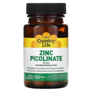 Mua Country Life Zinc Picolinate 25 mg 100 viên giảm giá rẻ Hà nội TPHCM
