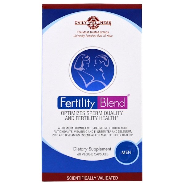 Mua Daily Wellness Company Fertility Blend Men 60 Veggie viên giảm giá rẻ Hà nội TPHCM