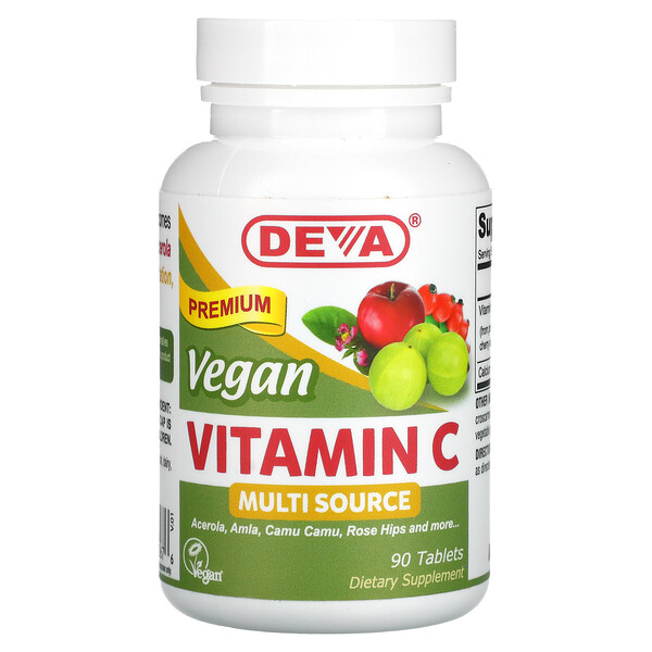 Deva Vegan Vitamin C Multi Source 90 viên 3 deva vegan vitamin c multi source 90 tablets 110745