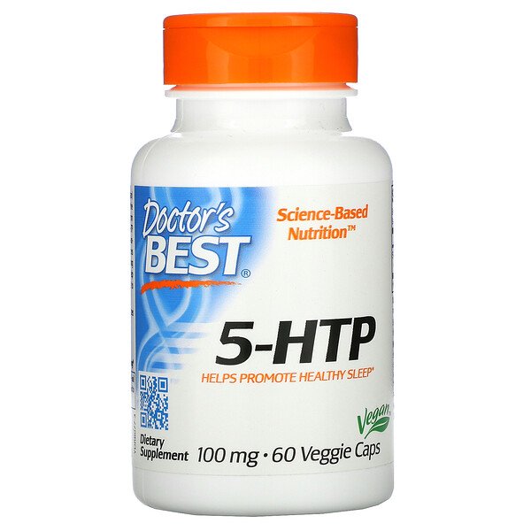 Doctor's Best 5-HTP 100 mg 60 viên 3 doctor s best 5 htp 100 mg 60 veggie caps 1