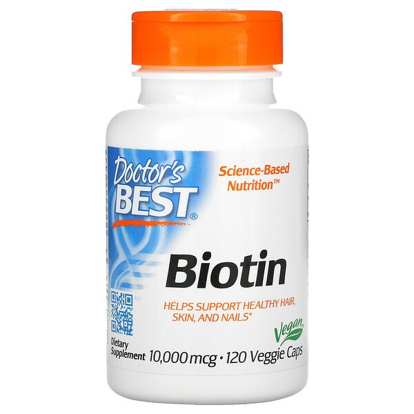 Doctor's Best Biotin 10,000 mcg 120 viên 3 doctor s best biotin 10 000 mcg 120 veggie caps 63468