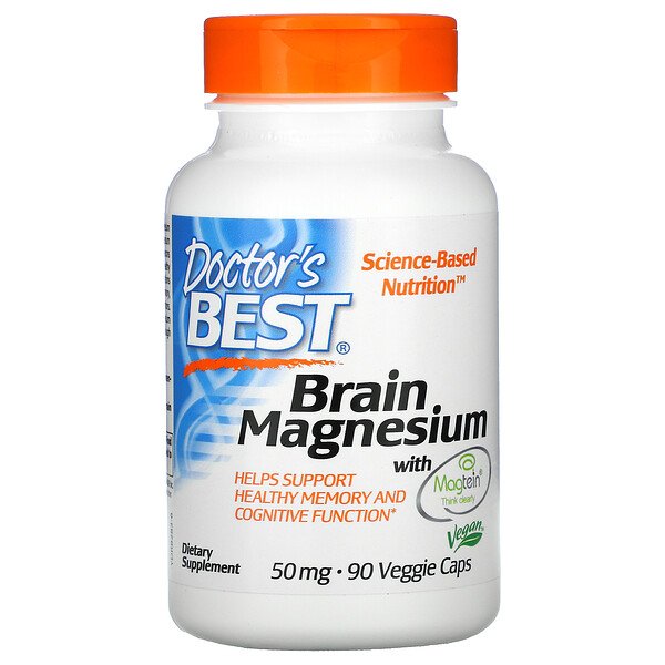 Doctor's Best Brain Magnesium with Magtein 50 mg 90 Veggie Caps 1 Mua Doctor's Best Brain Magnesium with Magtein 50 mg 90 viên giảm giá rẻ Hà nội TPHCM
