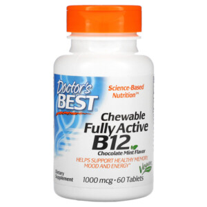 Mua Doctor's Best Chewable Fully Active B12 Chocolate Mint 1