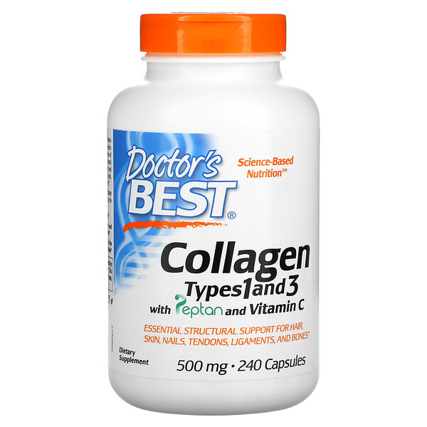 Doctor's Best Collagen Types 1 and 3 with Peptan and Vitamin C 125 mg 240 Capsules 1 Mua Doctor's Best Collagen Types 1 and 3 with Peptan and Vitamin C 125 mg 240 viên giảm giá rẻ Hà nội TPHCM