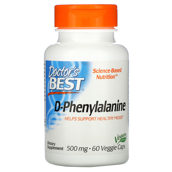 Doctor's Best D-Phenylalanine 500 mg 60 Veggie Caps 3 Mua Doctor's Best D-Phenylalanine 500 mg 60 viên giảm giá rẻ Hà nội TPHCM