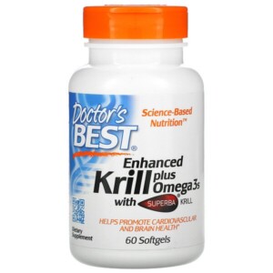 Mua Doctor's Best Enhanced Krill Plus Omega3s with Superba Krill 60 Softgels giảm giá rẻ Hà nội TPHCM