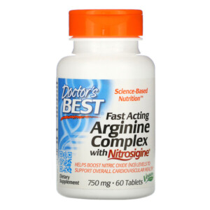 Mua Doctor's Best Fast Acting Arginine Complex with Nitrosigine 750 mg 60 viên giảm giá rẻ Hà nội TPHCM