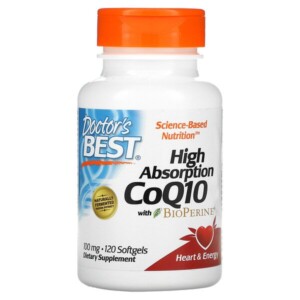 Mua Doctor's Best High Absorption CoQ10 with BioPerine 100 mg 120 Softgels giảm giá rẻ Hà nội TPHCM