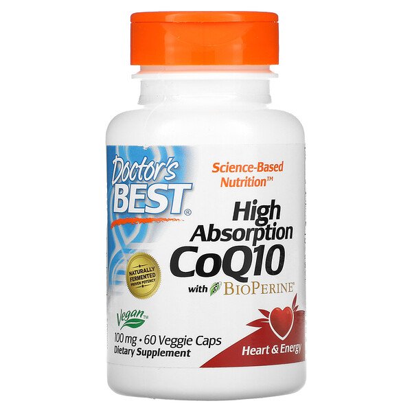 Mua Doctor's Best High Absorption CoQ10 with BioPerine 100 mg 60 viên giảm giá rẻ Hà nội TPHCM