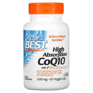 Mua Doctor's Best High Absorption CoQ10 with BioPerine 600 mg 60 viên giảm giá rẻ Hà nội TPHCM