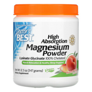 Mua Doctor's Best High Absorption Magnesium Powder Sweet Peach 12.3 oz 347 g giảm giá rẻ Hà nội TPHCM