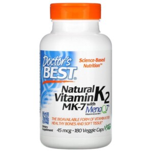 Mua Doctor's Best Natural Vitamin K2 MK-7 with MenaQ7 45 mcg 180 viên giảm giá rẻ Hà nội TPHCM