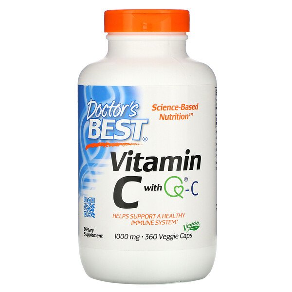 Doctor's Best Vitamin C with Q-C 1,000 mg 360 viên 3 doctor s best vitamin c with q c 1 000 mg 360 veggie caps 55589