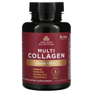 Mua Dr. Axe / Ancient Nutrition Multi Collagen Beauty + Sleep 45 viên giảm giá rẻ Hà nội TPHCM