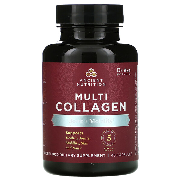 Dr. Axe / Ancient Nutrition Multi Collagen Joint + Mobility 45 Capsules 1 Mua Dr. Axe / Ancient Nutrition Multi Collagen Joint + Mobility 45 viên giảm giá rẻ Hà nội TPHCM