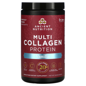 Mua Dr. Axe / Ancient Nutrition Multi Collagen Protein Vanilla 8.9 oz 252 g giảm giá rẻ Hà nội TPHCM