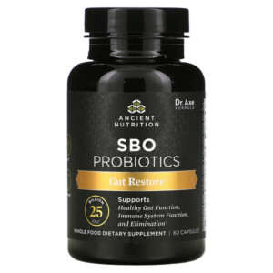 Mua Dr. Axe / Ancient Nutrition SBO Probiotics Gut Restore 25 Billion CFU 60 viên giảm giá rẻ Hà nội TPHCM