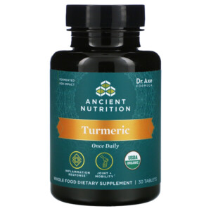 Mua Dr. Axe / Ancient Nutrition Turmeric Once Daily 30 viên giảm giá rẻ Hà nội TPHCM