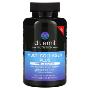 Dr. Emil Nutrition Multi Collagen Plus Types I II III V & X 90 Capsules 850002956283