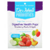 Dr. John's Healthy Sweets Probiotics Digestive Health Pops + Fiber & Vitamin C Strawberry Peach & Apple Sugar Free 1 Billion 14 Individually Wrapped Lollipops 3.85 oz (109 g) 605245006383